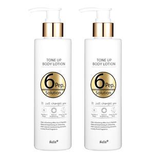 넬라 대용량 식스펩 톤업 바디로션 240ml, 2개