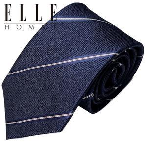갤러리아 [ELLE HOMME] 엘르옴므 실크넥타이 - 애비뉴 네이비 8cm