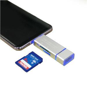 BT260 아이폰16/15 갤럭시 Z폴드더블플립7/6/5 S25/24/23 노트20/10 멀티 MicroSD/SD 카드리더기 USB3.1허브 젠더동글