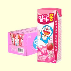 남양 딸기에몽 180ml 24팩 딸기우유 드링크