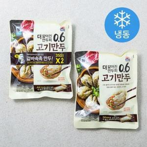 사조 0.6 고기만두 (냉동) 350g, 2개 one option