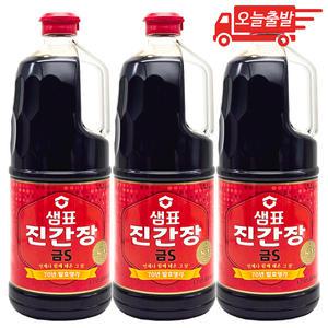 오늘출발 샘표 진간장 금S 1.7L 3개