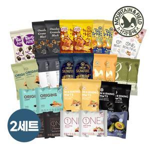 [산과들에] 맛보기팩 31봉 x2세트 (하루견과x건자두x시즈닝견과)