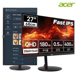 (한성) 에이서 니트로 XV272U V3 WQHD Fast IPS 180HZ 68cm 27 게이밍 모니터 (무결점)