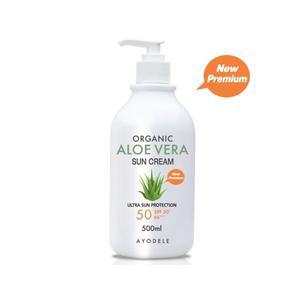 KOR 메온셀 아요델 내추럴 알로에베라 화이트 톤업 선크림 500ml