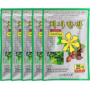 히미나 치자 한방 패드 25매 x 5개 건강 패치 파스 형식