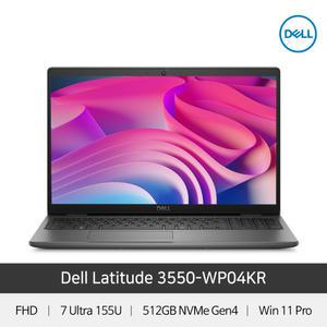 래티튜드 3550-WP04KR Ultra7-155U 8GB/512GB/Win11 Pro 탑재 FHD AI 노트북