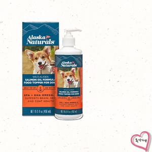 알래스카 내추럴 강아지 오메가3 연어 & 폴락 오일 458ml[정품]