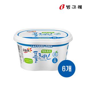 빙그레 요플레 플레인 화이트 락토프리 430g 6개