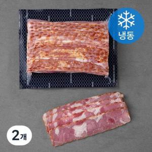 존쿡델리미트 담백한 베이컨 (냉동) 1kg, 2개 one option