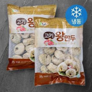 굿프랜즈 고기 왕만두 (냉동) 1400g, 2개 one option