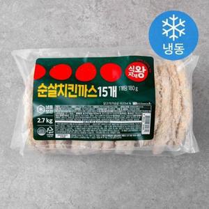 식자재왕 순살 치킨까스 (냉동) 2.7kg × 1개