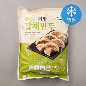 진선푸드 우리밀 피망잡채만두 (냉동) 1.4kg, 1개 one option