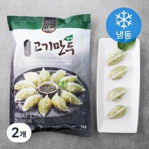 굿푸드 쫄깃한 잎새 고기만두 (냉동) 1kg, 2개 one option