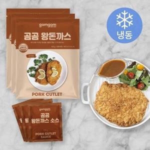 곰곰 왕돈까스 330g + 소스 150g (냉동) 480g, 3세트 one option