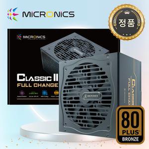 마이크로닉스 800W Classic ii 풀체인지 80PLUS 브론즈 컴퓨터 파워 서플라이 블랙
