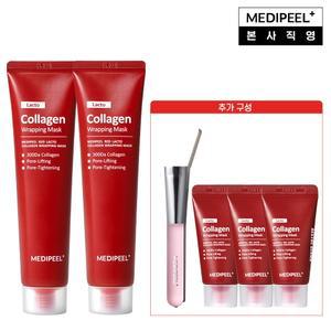 [즉각 모공 탄력 리프팅]  레드락토 콜라겐 랩핑 마스크 70ml * 2 + 15ml * 3 + 브