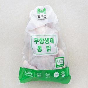 목우촌 무항생제 인증 통닭 (냉장), 1.3kg, 1개 one option