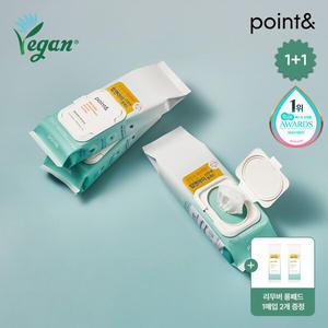 [포인트앤] point 딥클린 립앤아이 리무버 롱패드 88매 X 2개