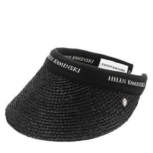 [헬렌카민스키]  여성 비앙카 썬캡 모자 (50265 BIANCA CHARCOAL BLK LOGO) 24FW