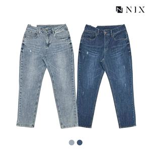 [NIX]남) 구제 테이퍼드핏 데님 팬츠(FNBRDDT130P)