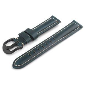 YLZ1BL-22mm 빈티지 가죽 손목시계 스트랩 끈