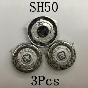 면도기 헤드 호환3pcs SH50 필립스호환 면도기 S5082 S5079 용 헤드 면도날 Sh50/52 시리즈 5000 교체
