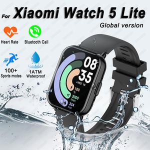 Xiaomi Watch 5 Lite 남성용 여성용 글로벌 에디션 HD 디스플레이 100 스포츠 모드 심박수 HD 블루투스 통