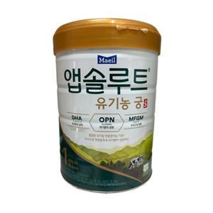 매일유업 앱솔루트 유기농 궁 1단계 800g