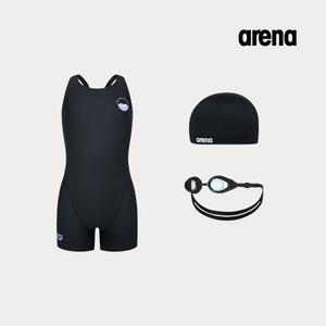 생존수영키트 다이브 여아 3부 반신 3종 수모세트