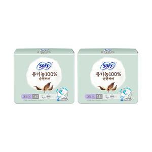 바디피트 유기농 순면커버, 대형, 14P, 2개
