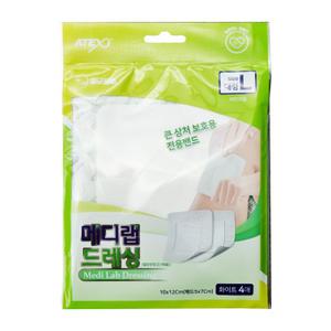 아텍스 뉴 메디랩 드레싱 L 4매입 멸균 상처 밴드 반창고