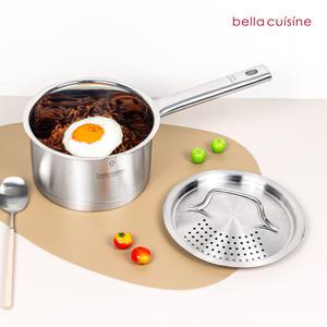벨라쿠진 스텐 짜장 라면 편수 냄비 파스타팬 16cm /인덕션 가능