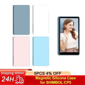 SHIMBOL CP5 용 마그네틱 실리콘 케이스, 5 인치 FHD 터치 스크린, 후면 휴대폰 카메라, 셀카 모니터 화면