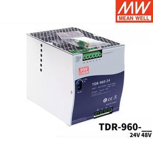 MEAN WELL  TDR-960 스위칭 전원 공급 장치 3상 380VAC ~ DC 24V48V 레일 유형 960W DRT TDR-960-24 TDR-96