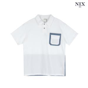 [NIXKIDS]남아)싱글30수포켓배색카라TS(FKSMCTC120M)