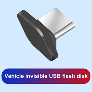 16GB 미니 자동차 U 디스크 휴대용 유형 C 플래시 드라이브 메모리 스틱, 내장 음악 Pendrive 플러그 앤 플
