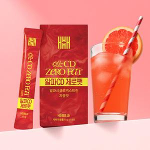 헤밀레 알파CD 3,000mg함유 제로팻_1박스(6g*14포) 알파시클로덱스트린 자몽맛 에이드