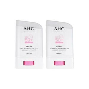 [2025 최신상] AHC 핑크 선스틱 22g 2개 마스터즈 하이퍼 마일드 리페...