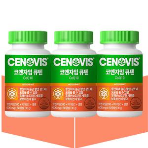 세노비스 코엔자임Q10 코엔자임 큐텐 60캡슐X3박스