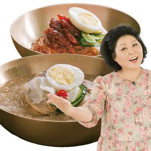 [홈쇼핑방송]이순실의 평양냉면 메밀면(20봉)+냉면육수(10봉)+비빔장(10봉) 20인분(40팩)
