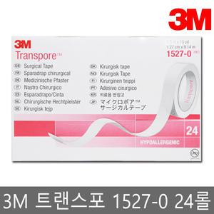 3M 트랜스포 의료용테이프 투명 반창고 1527-0 24롤
