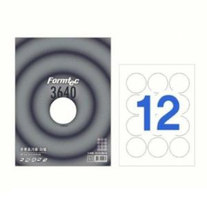 폼텍 라벨12칸100매 LS-3640(분류표기용 63mm)