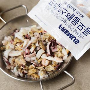 [맛군] 간편 5종 손질 냉동 해물모듬 600g*5봉