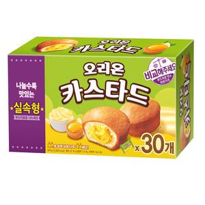 오리온 카스타드 30P 실속형 690g 1개입 어린이 간식