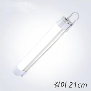 에디슨 충전식 LED 21cm 소 3000mAh 스틱랜턴  6W 캠핑 후레쉬 야외 실내등 비상등 램프 조명 작업등 등산