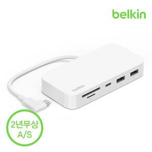 [벨킨] 6in1 USB C타입 멀티 허브 아이맥 탈부착 마운트 포함 INC011bt