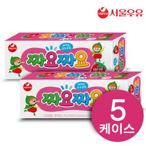 서울우유 짜먹는 요구르트 짜요짜요 딸기 6개입 5각