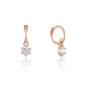 로이드 라운드스톤 귀찌 14k 귀걸이 LOSL2053G