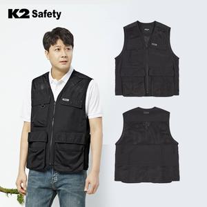 K2 작업조끼 VE-2601 망사조끼 스포츠 낚시 여름